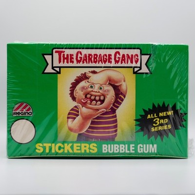 Garbage Gang Series 3 Sealed Box Garbage Pail Kids 1988 GPK NZ AUS 48 Packs Mint