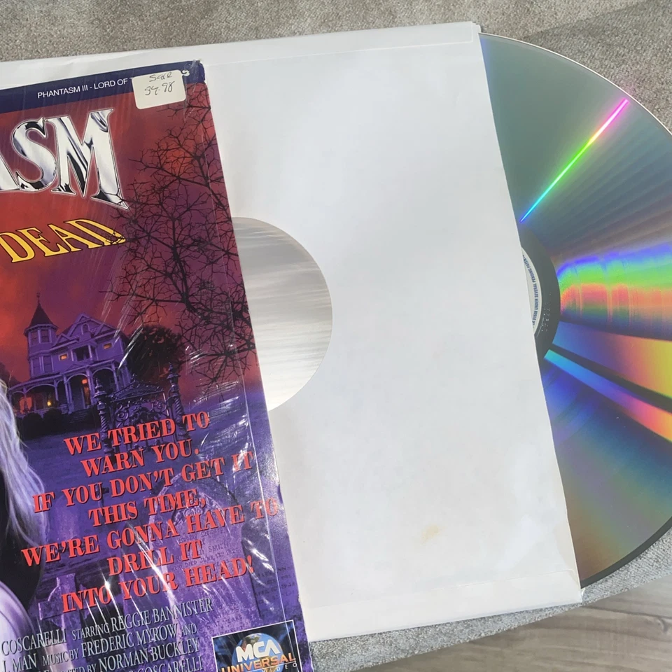 Phantasm III Lord of the Dead (Laserdisc, 1994) very good condition  — 第 2/4 张图片