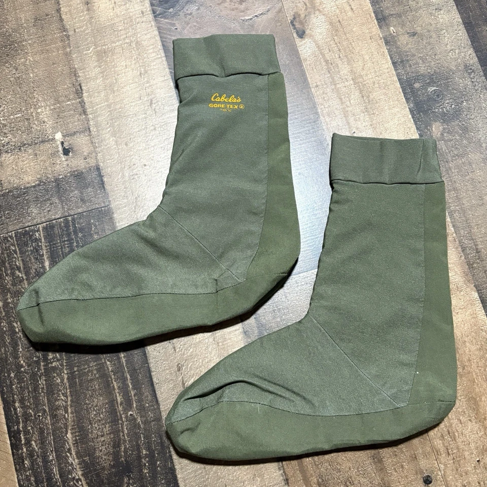 Vintage Cabela’s GoreTex Insulated Boot Liners Size 9 Green Hunting 90’s - Image 4 of 4