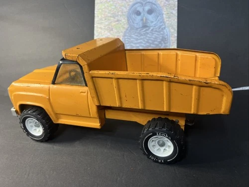 Tonka Yellow Press Steel Dump Truck XR-101 Tires Vintage 1960s '70s