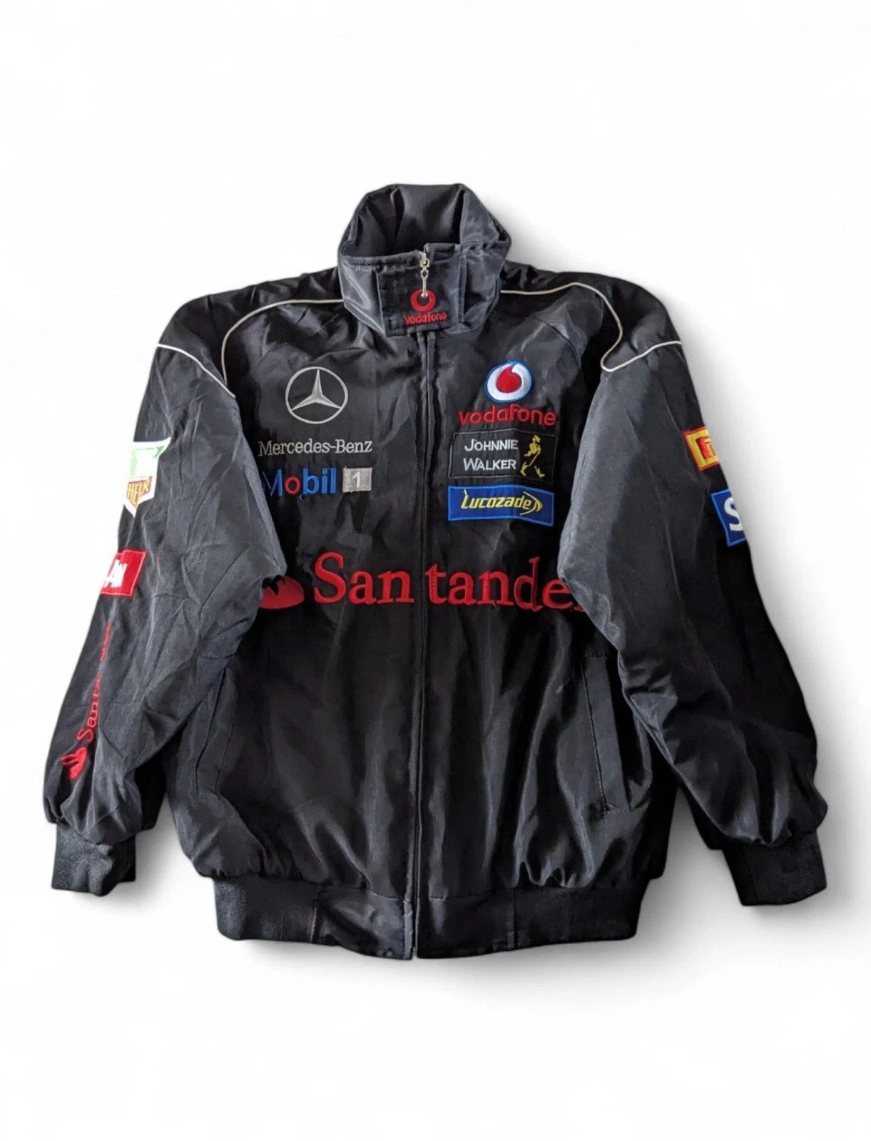 Vintage F1 McLaren Racing Jacket Mercedes Benz Team Sponsor Jacket (Balaclava)