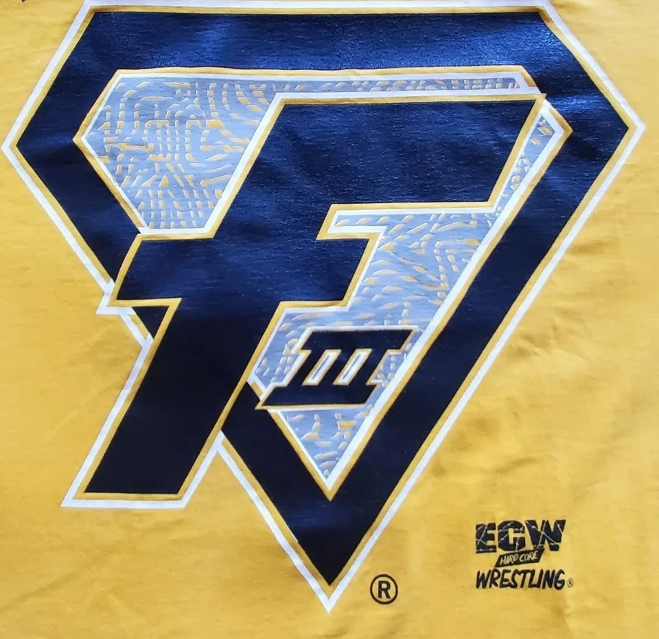ECW Signed Franchise Shane Douglas Vintage Shirt XL Extreme Wrestling WWF WCW - Image 3 of 4