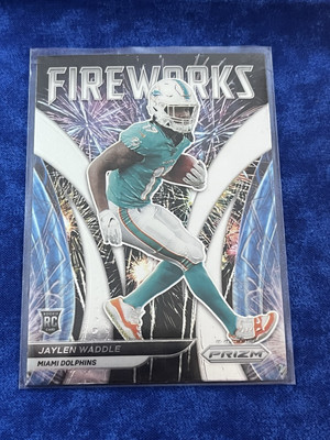 2021 Panini Prizm - Fireworks #F-5 Jaylen Waddle (RC) | eBay