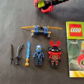 2013 LEGO NINJAGO WARRIOR BIKE SET 70501 COMPLETE w/ MINIFIGURES & BOOKLET MT-