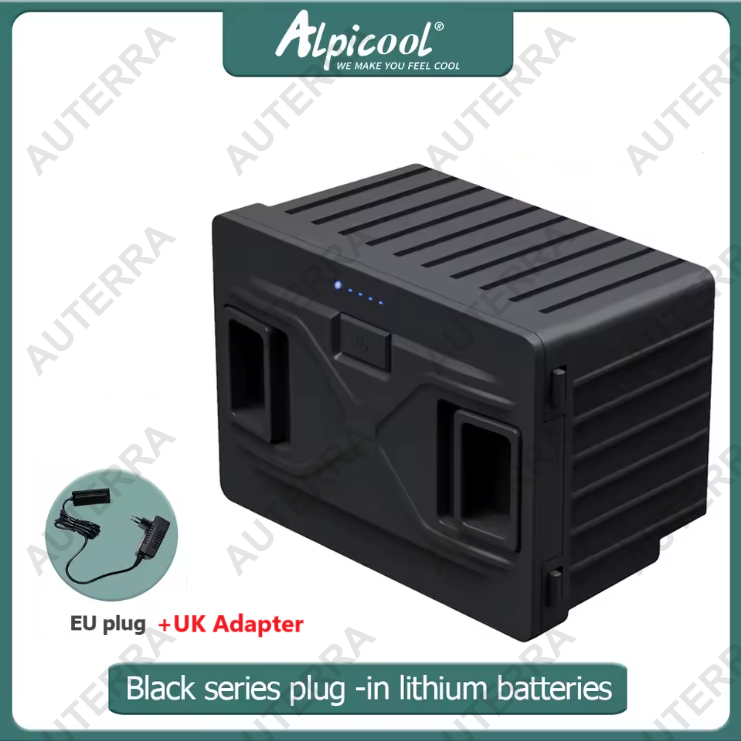 ALPICOOL Fridge Detachable Battery + EU Charger + UK Wall Socket ...