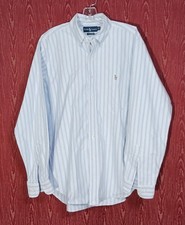 RALPH LAUREN Classic Fit Long Sleeve Button Collared Casual Shirt Men Sz 16 1/2