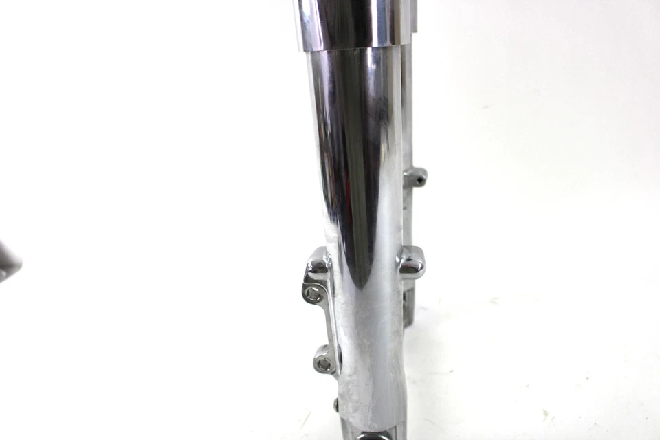 Harley Street Glide 2006 06 FLHX horquillas delanteras cromadas suspensión recta Foto 4 de 4