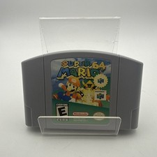 Nintendo Super Mario 64 (Nintendo 64 N64) Game Cartridge - Faded Label-Free Ship