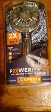 Waterpik Powerpulse Showerhead 6 Sprays FREE S/H