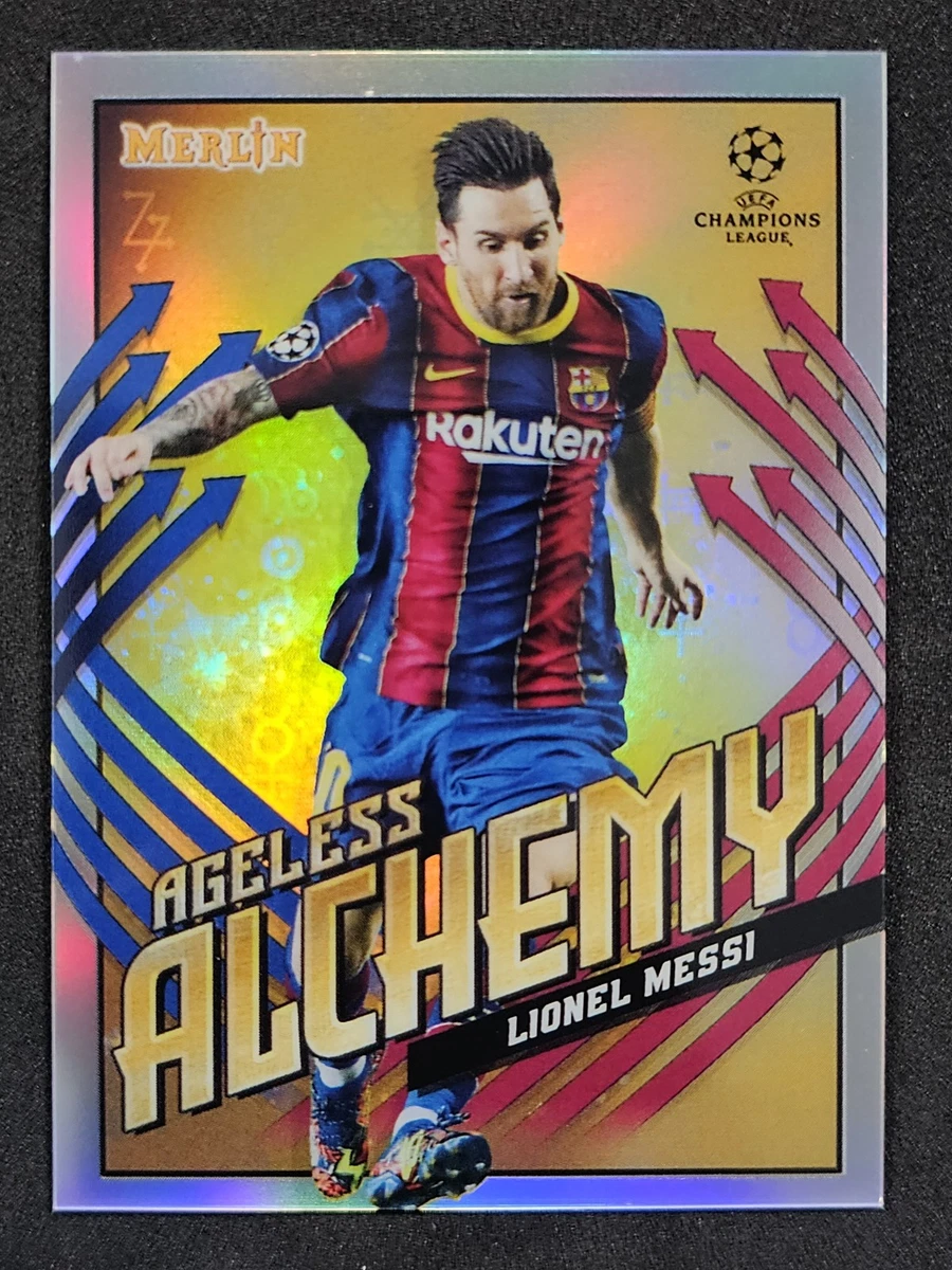2020-21 Topps Merlin Collection Chrome UCL Lionel Messi #AA-LM for