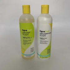 Deva curl wavy gift set low-poo delight Conditioner Shampoo gel volumizing foam
