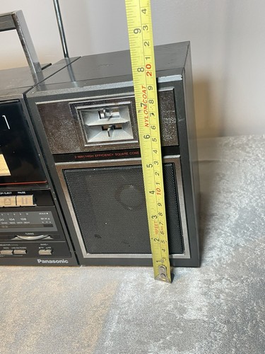 80s Vintage Panasonic RX-C66 Double Cassette Radio Boombox Rare Japan READ DSCRI - Picture 9 of 17