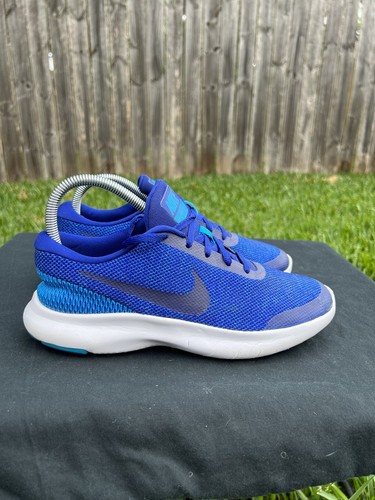 Nike Mens Flex Experience RN 7 AA7405-003 Blue & White Running Shoes Size 7 W