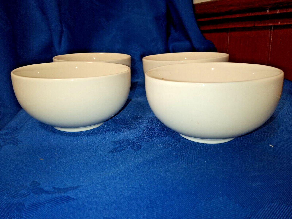Bone China Condiment Bowl Set Set Of White Luzerne New Bone