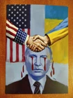 Postcard USA Solidarity with Ukraine Support for Ukraine Putin Go F**k Yourse