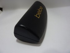 Bebe Black Hard Eye Glasses Eyeglass Sunglasses Case