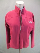 The North Face Size M Womens Full Zip Stand Collar Pocket Softshell Jacket 111