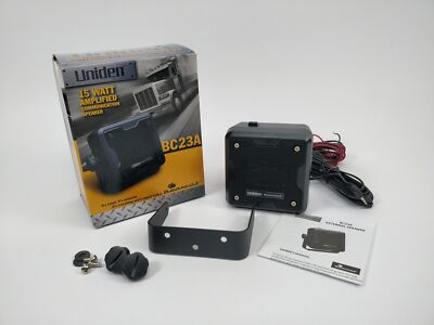 Uniden  BC23A Bearcat 15-watt Amplified Speaker Rev. A