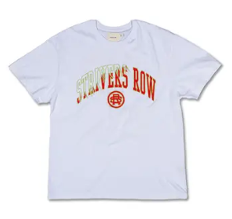 FILA T shirt grafica STRIVERS ROW Soul 6 bianca candeggina nuova con etichetta $60