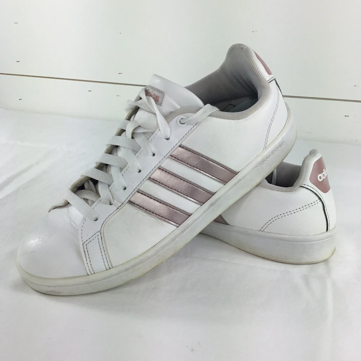 Adidas Ortholite Float Coudfoam Leather Shoes Rose Gold |