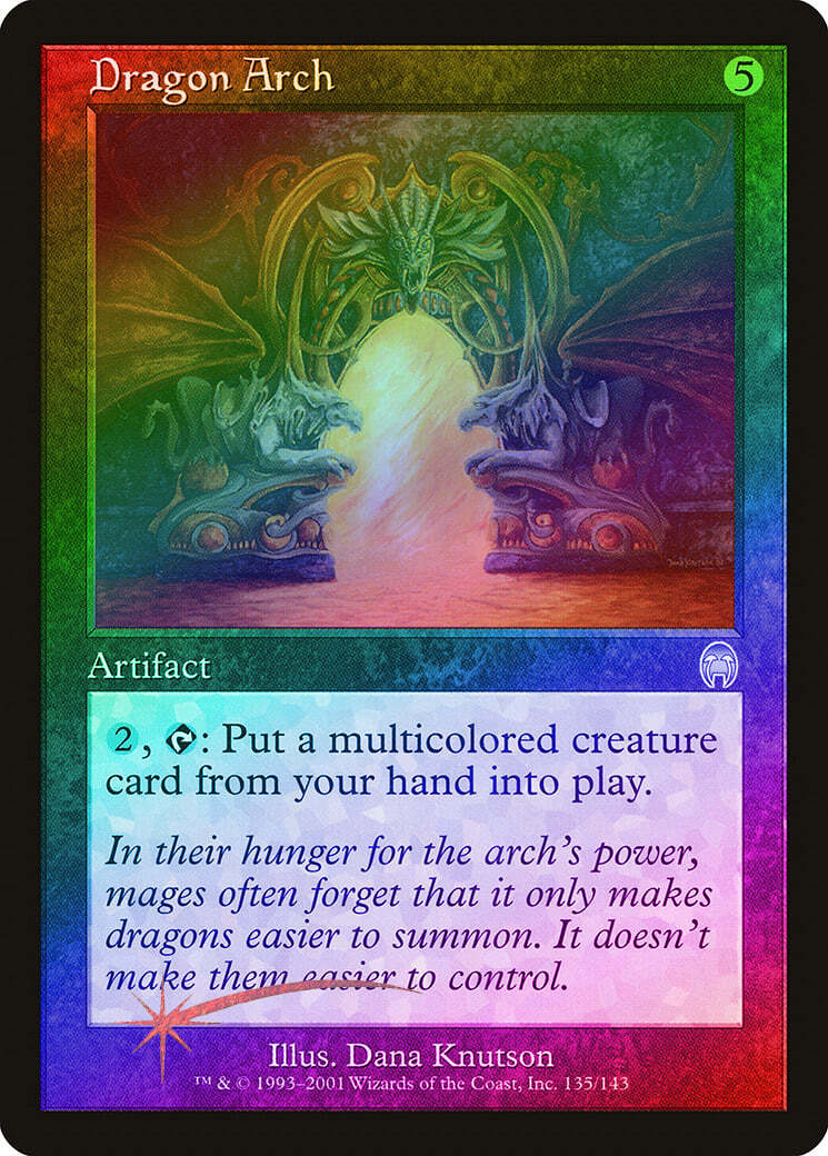 Dragon Arch FOIL Apocalypse NM Artifact Uncommon MAGIC GATHERING CARD ABUGames