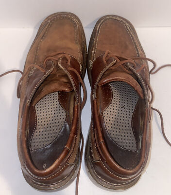 Born Shoes Mens 11.5 Leisure Active Lace Up Brown Leather  display picture 1