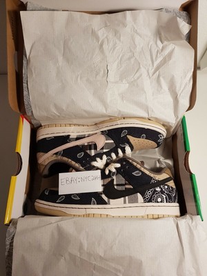 Travis Scott x Nike SB Dunk Low US 8 EU 41 UK 7 CM 26 Cactus Jack Skate  Sneakers | eBay