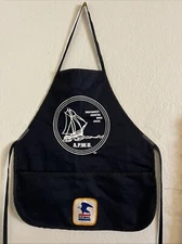 Vintage APWU/United States Postal Worker 2 Pocket Black  Apron  19x22 ONFA 🇺🇸