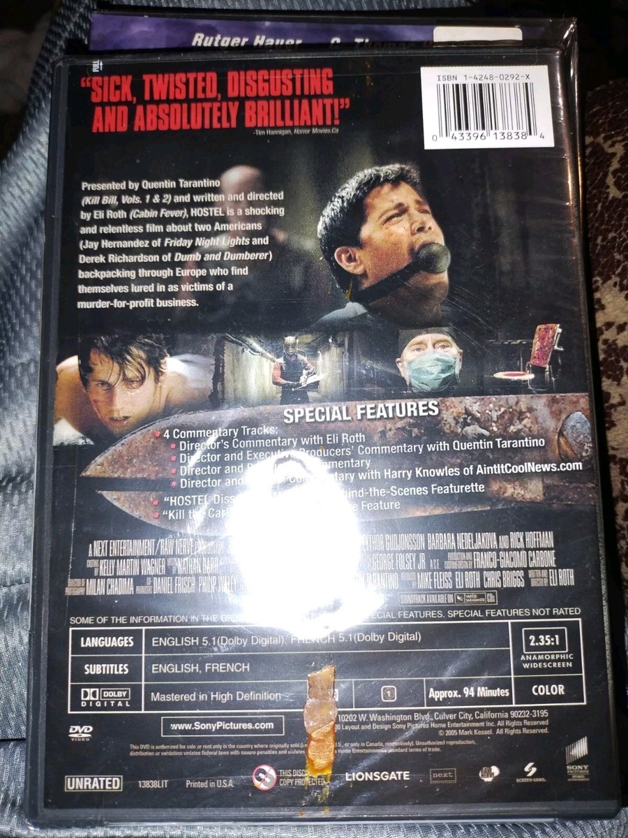 HND Hostel - Unrated (DVD, 2006, Widescreen) NEW 43396138384| eBay