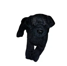 Stuffins Vtg 6" Black Labrador Retriever Bean Bag Plush 1997