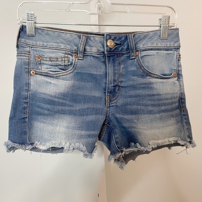 American Eagle AE Midi Jean Shorts Size 