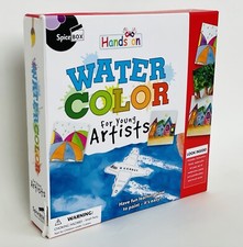 spice box hands on water color young artists Kit New Open Box