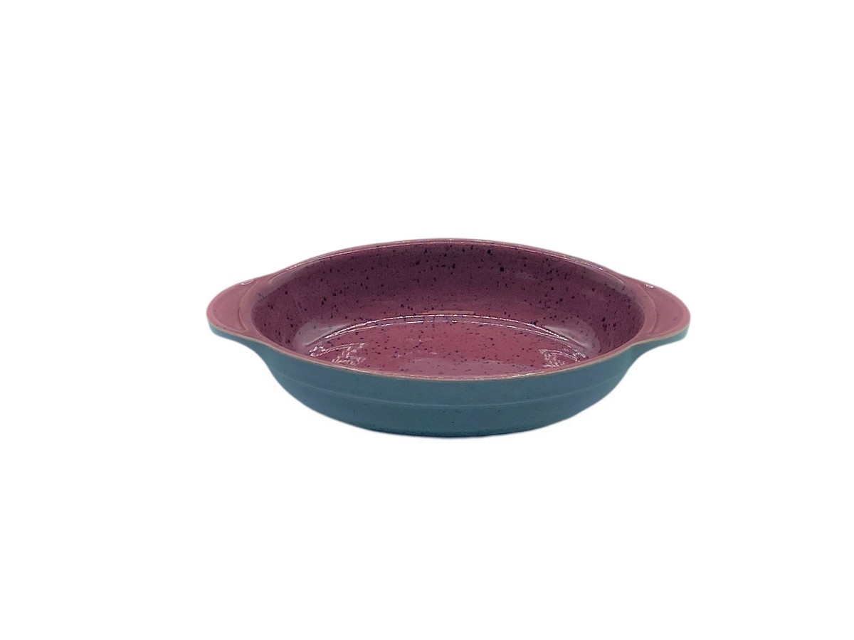 Denby Harlequin Au Gratin Red Green