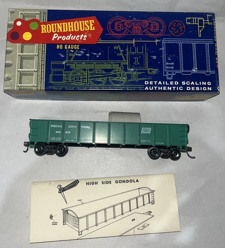 Góndola Penn Central 40' escala HO tren Roundhouse extremo plano #288673 - construida 1349 | Zustand: Used