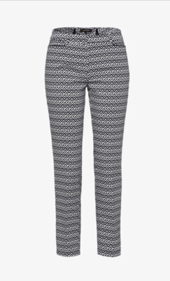 MORE & MORE smart Trousers White And Navy Size 8