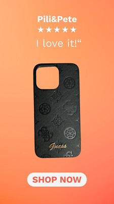 GUESS iPhone 15 Pro Max Phone  Case Black Saffiano~Slim Profile~Drop Protection