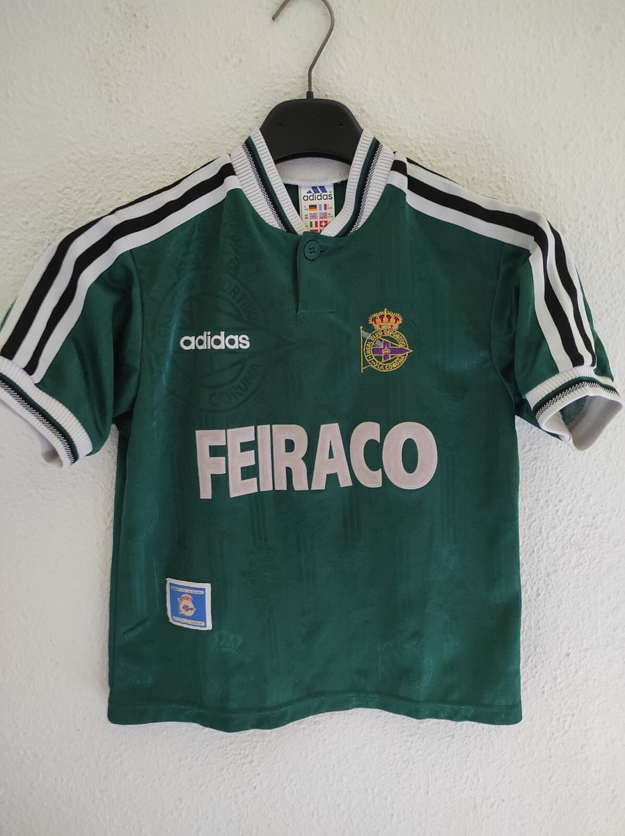 KIDS-NIÑOS DEPORTIVO DE LA CORUÑA 1997-1998 Feiraco camiseta shirt