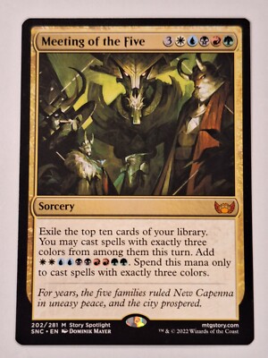 Meeting of the Five - Streets of New Capenna - Magic the Gathering MTG Nice!
