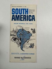 Ship Moore McCormack Lines SS Argentina SS Brazil Sept 15 1957 South America