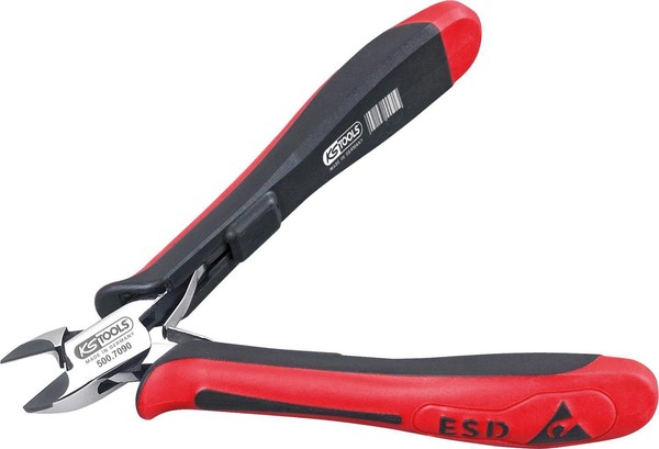 Esd Hartmetall-Seitenschneider, 125Mm - Ks Tools 500.7090-image