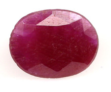 Kenia Abgebaut Natürliche Rubin 1.32 Karat Lose Oval Schliff Edelstein Dark Rosa