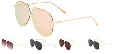 12 Pair Fashion Aviators Sunglasses with Metal Frame - Assorted color
