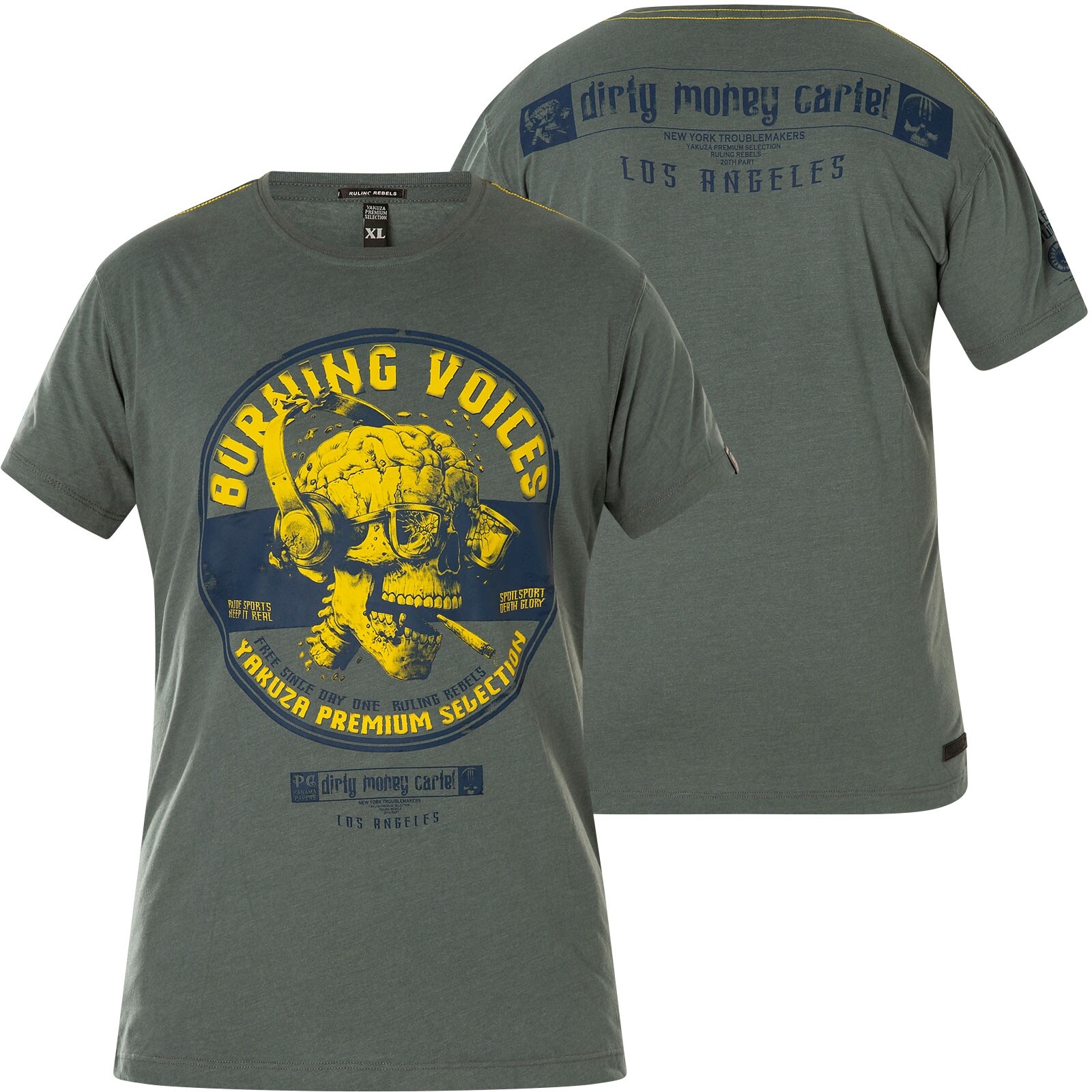 Футболка ПРЕМИУМ-класса YAKUZA YPS-3212 Футболки Blau 3890₽