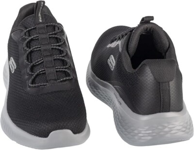 Skechers Black Shoes Men Memory Foam Train Sport Comfort Mesh Soft