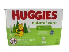 Huggies Natural Care Sensitive Baby Wipes, Unscented, 3 Refill Packs 528 Wipes 
