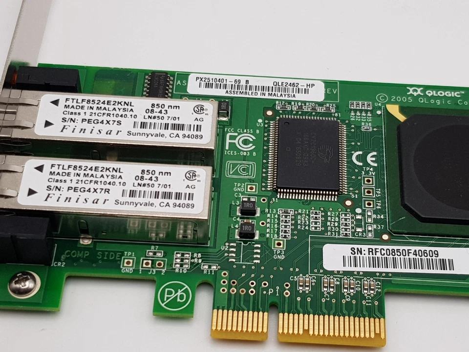 QLogic PX2510401 QLE2462-HP 4Gbps Fibre Channel PCIe (OFFERS WELCOME) BB-02-38 - Image 3 of 4