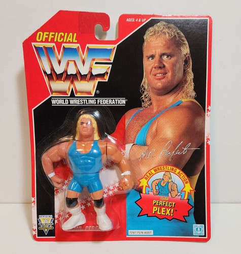 WWF Mr Perfect ACTION FIGURE RED CARD HASBRO 1993 ...