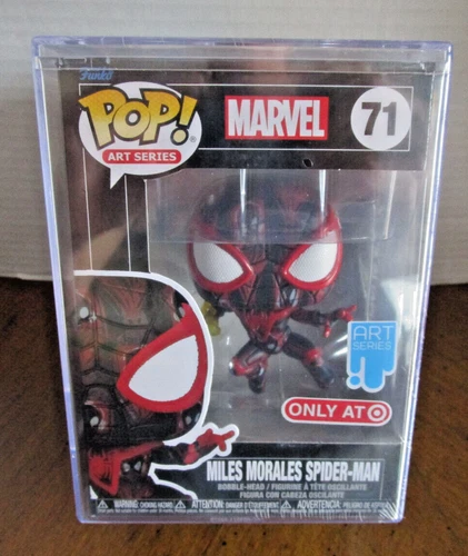Funko Pop! Art Series Marvel Miles Morales Spider-Man #71 Sealed Protective Case
