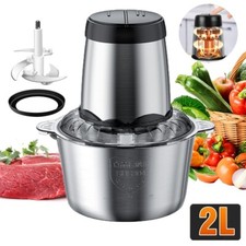 300W Electric Food Chopper Electric Stainless Steel Processor Meat Grinder Mixer