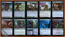 Set of 10 Pauper Legal Treefolk Creatures *NM* (Magic MTG) Battlewand Oak